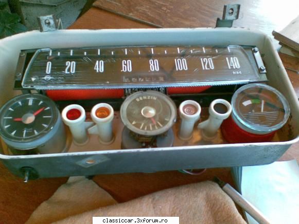 Opel Rekord P1 - am curatat ceasurile de bord - Reconditionari si Restaurari