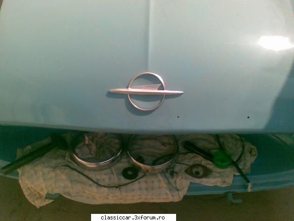 Opel Rekord P1 - si emblema de pe capota - Reconditionari si Restaurari