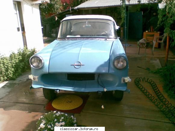 Opel Rekord P1 - si a urmat prima spalare...ca se cam umpluse de - Reconditionari si Restaurari