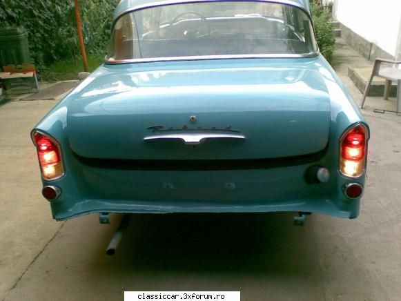 Opel Rekord P1 - lampile spate aprinse,pana la urma am vopsit - Reconditionari si Restaurari