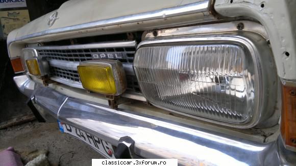 Opel Rekord c 1968 - multumesc! nu este vremea potrivita pentru vopsit - Prezentare masini