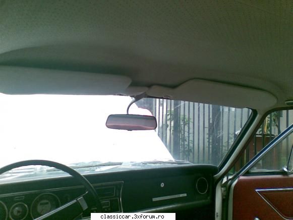 Opel Rekord c 1968 - plafonul este ok si el doar trebuie curatat putin! - Prezentare masini