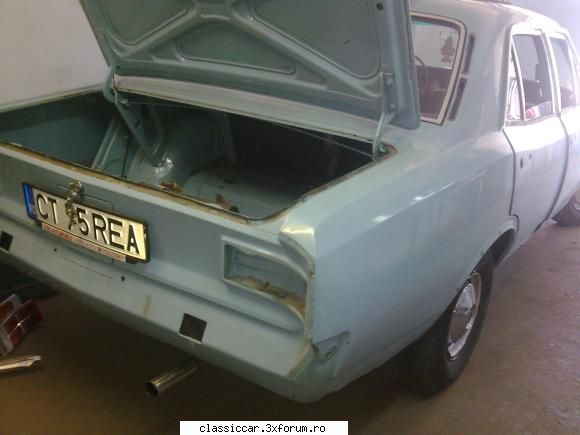 Opel Rekord c 1968 - azi sa inceput lucru la masina rekord ,c,bleu in - Prezentare masini