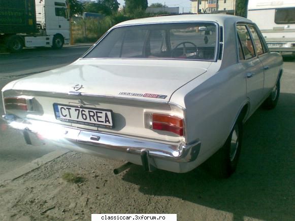 Opel Rekord c 1968 - masina cred ca da bine cu numerele actuale! ;) - Prezentare masini