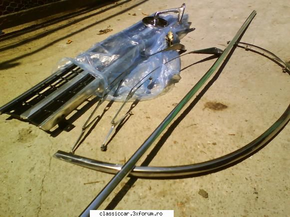 Opel Rekord c 1968 - masca + stergatoare + ornamente aripi + ornament - Prezentare masini