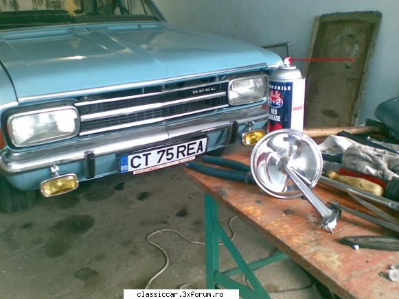Opel Rekord c 1968 - sa apucat tinichigiul si de pus oglinzile - Prezentare masini
