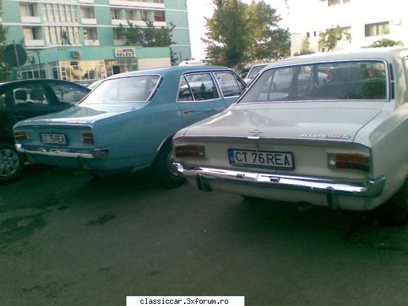 Opel Rekord c 1968 - azi am facut o tura cu amindoua prin Constanta si - Prezentare masini