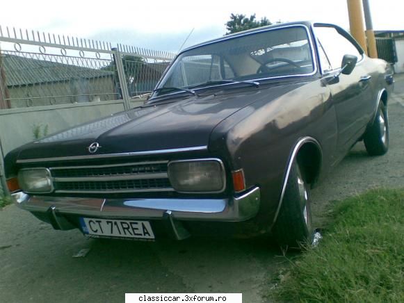 Opel Rekord c 1968 - de ierii dupamiaza constanta sa mai inbogatit cu - Prezentare masini