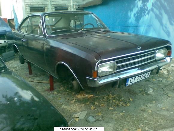 Opel Rekord c 1968 - asa arata coupeul suspendat pe capre(calat) - Prezentare masini