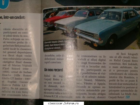 Opel Rekord c 1968 - si ce scriu altii - Prezentare masini