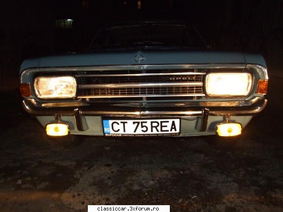 Opel Rekord c 1968 - aseara am probat proectoarele - Prezentare masini