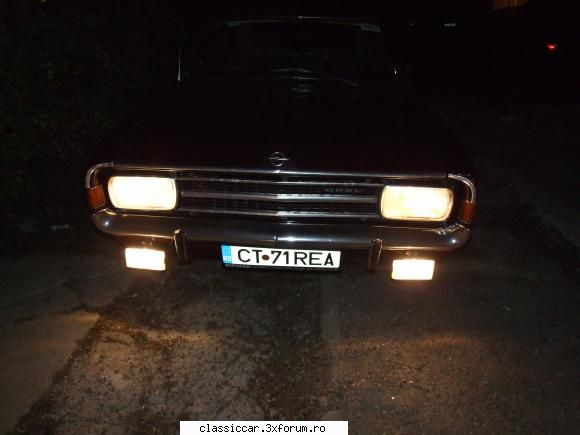 Opel Rekord c 1968 - la ambele care le aveam in parca alaturate - Prezentare masini