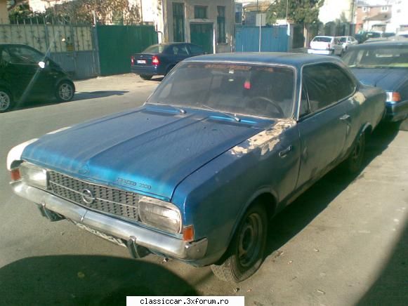 Opel Rekord c 1968 - dupa ce a ajuns la nea gigi.......noul - Prezentare masini