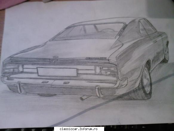 Opel Rekord c 1968 - portret bestia visinie..realizat de un amic de-al - Prezentare masini