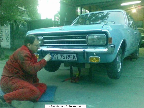 Opel Rekord c 1968 - deja era operatiunea de montare - Prezentare masini