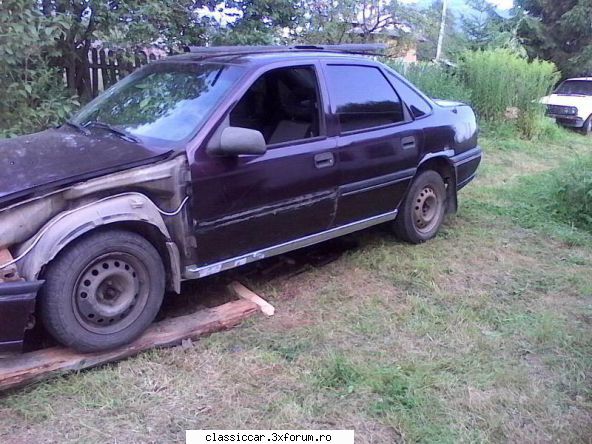 Opel Vectra A - Pe stanga a fost ceva mai usor, am schimbat doar - Rust In Peace