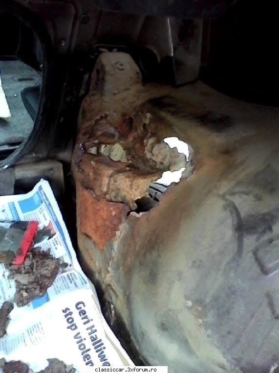 Opel Vectra A - Si cu oalele m-am distrat, a luat foc suportul de - Rust In Peace