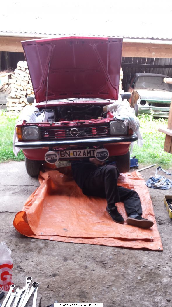 Opel kadett c 77' - Aici tata desparte motorul de cutia de viteze - Prezentare masini