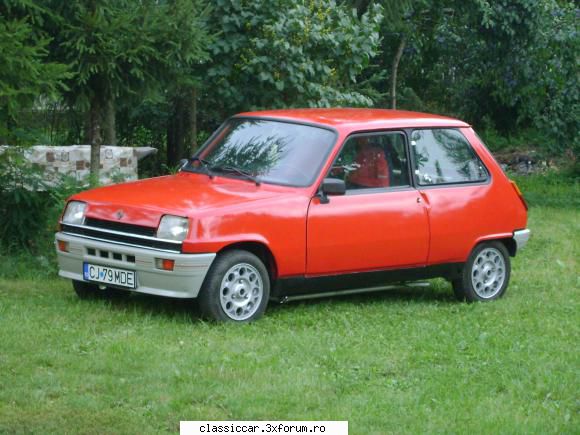 Operatiunea Cinquelle 2 - Renault 5 TS � 1979 - Asta rosie merge din ce in ce - Reconditionari si Restaurari
