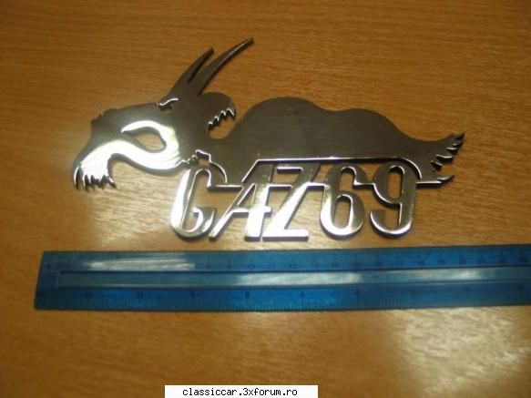 Operatiunea Gazonu' Verde - Gaz 69 AM - 1962 - O emblema foarte faina...cred - Reconditionari si Restaurari