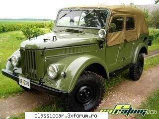 Operatiunea Gazonu' Verde - Gaz 69 AM - 1962 - Aceeasi culoare pe Gaz 69A - Reconditionari si Restaurari