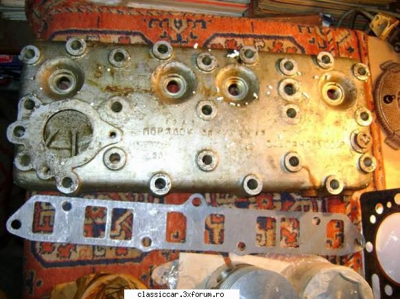 Operatiunea Gazonu' Verde - Gaz 69 AM - 1962 - Chiulasa NOS, fabricata in - Reconditionari si Restaurari