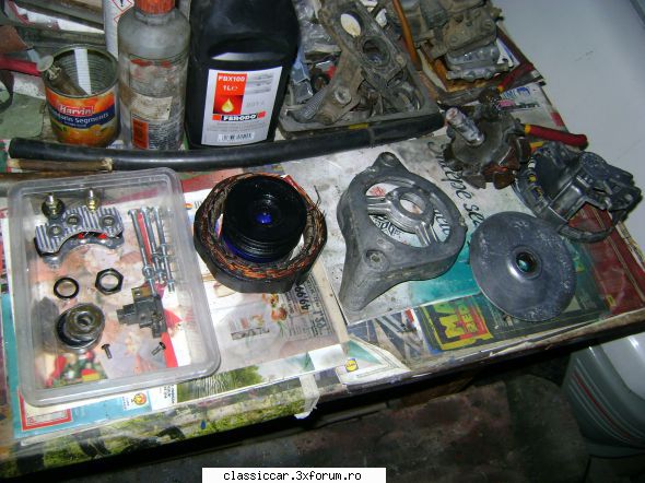 Operatiunea Maxy1 - Un alternator cu fulie dubla pentru Maxy1 - Reconditionari si Restaurari