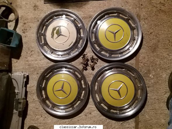 Ornamente Mercedes 240 D - Set capace foto- 400 lei - Vanzari  piese si accesorii