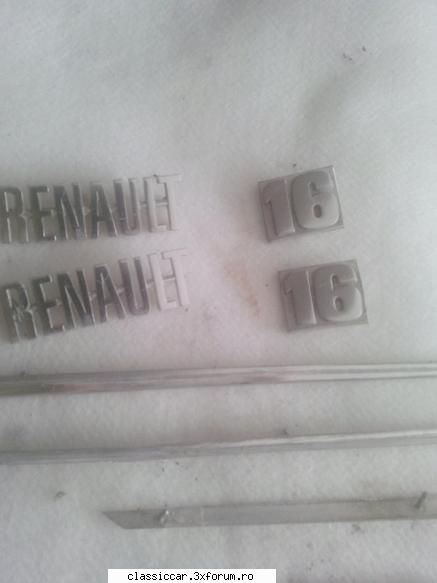 Ornamente Renault 16 şi aparat MAVO - Vand e de pe cupola, crom foarte bun - Vanzari  piese si accesorii