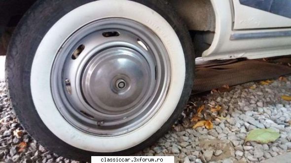 Ornamente cauciuc , white walls , ilel alb pentru roti - Ideale pentru Dacia 130 - Vanzari  piese si accesorii