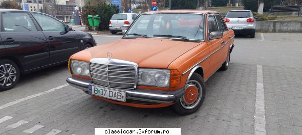 "Pătlăgica mecanică" - 1977 Mercedes 240 D (W123) - Asadar...nou intrat pe - Prezentare masini
