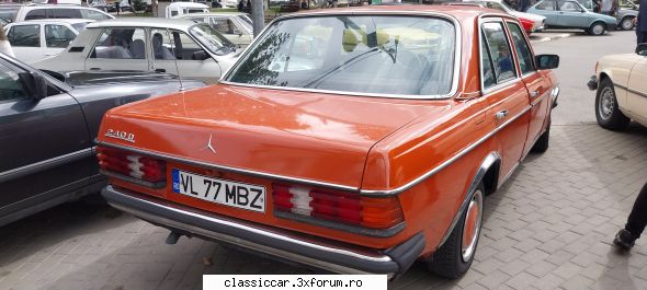 "Pătlăgica mecanică" - 1977 Mercedes 240 D (W123) - In prezent, face o figu - Prezentare masini