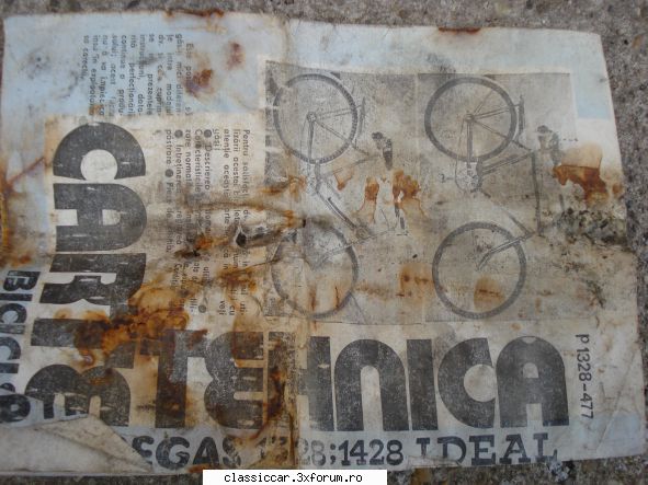 Pegas Ideal 28 Ungaria - si documentatia de livrar - Prezentare motociclete, motorete si biciclete de colectie