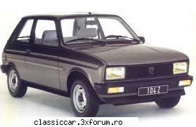 Peugeot 104 Z - Astea asa orientativ sa stiti despre - Vanzari auto-moto clasice direct de catre proprietari