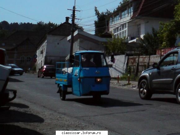 Piaggio APE - mama ce senzatii ai cu una de asta pe strazile - Am vazut prin Cluj-Napoca