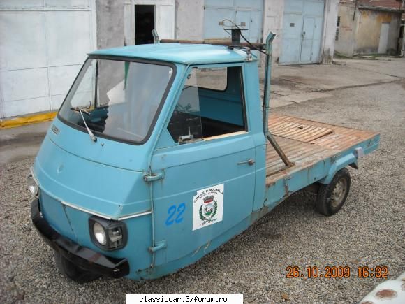 Piaggio Ape Car tre ruote insane! - V.Rudolf - Prezentare motociclete, motorete si biciclete de colectie