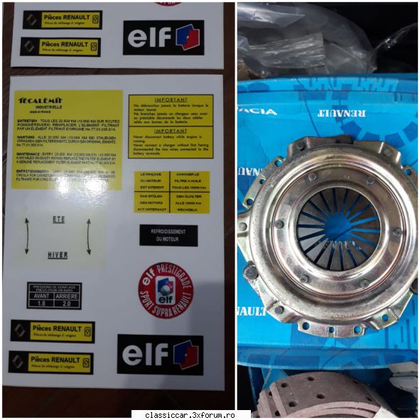 Piese Dacia 1300 si 1310 - Placa presiune de lei Foaie autocolante A4- 50 lei - Vanzari  piese si accesorii