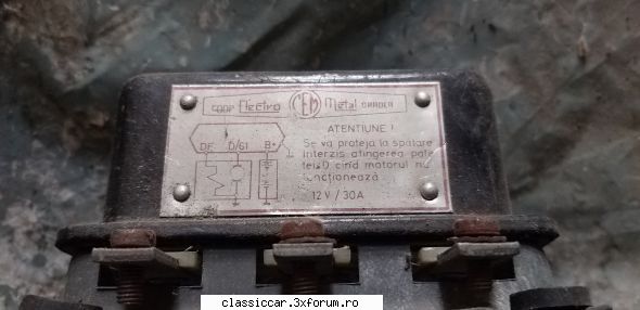 Piese Fiat 850 - Releu - 100 lei - Vanzari  piese si accesorii