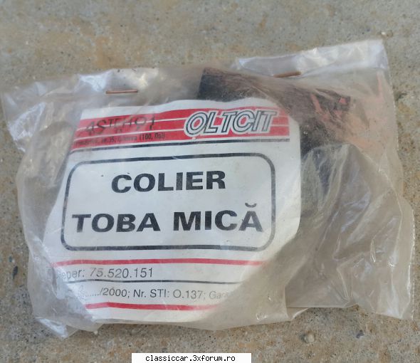 Piese Oltcit - Colier țeavă pata calda 30 lei - Vanzari  piese si accesorii