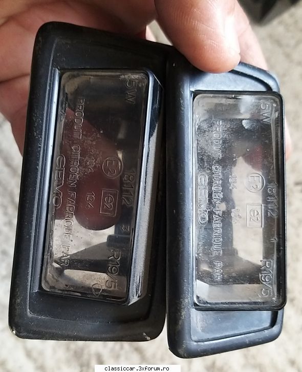 Piese Oltcit - Lămpi iluminare nr. spate, FR. - se retrag - Vanzari  piese si accesorii