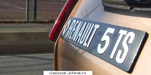 Piese Renault 5 - Valabil in continuare. - emblema spate cu - Cumparari piese