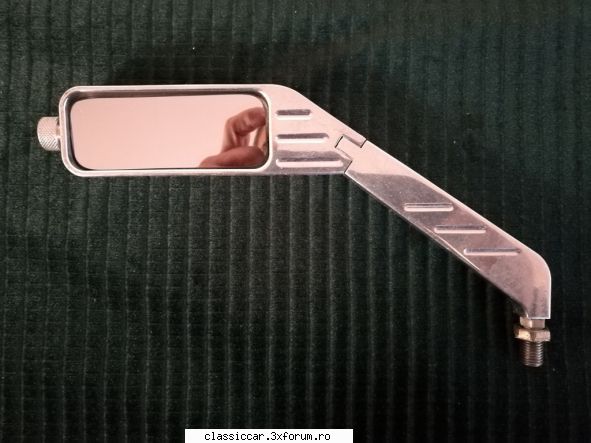 Piese motorete, motociclete - Oglinda moto, aluminiu eloxat - 70 lei - Vanzari  piese si accesorii