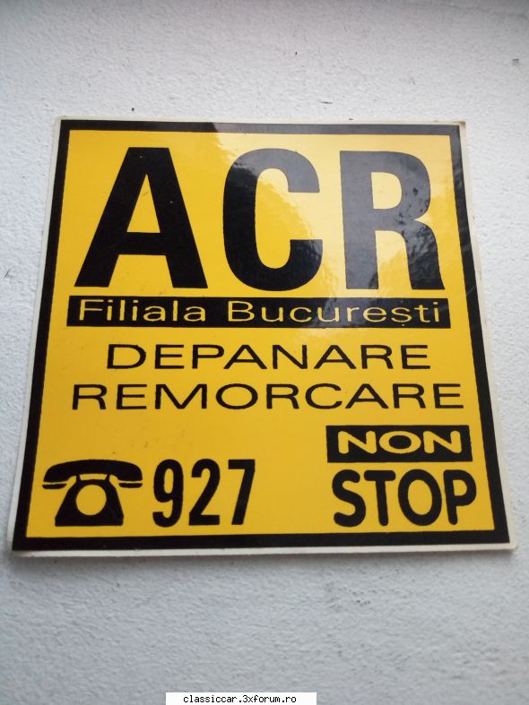 Piese noi Renault 10 - Adaug sticker ACR original, este din - Vanzari  piese si accesorii