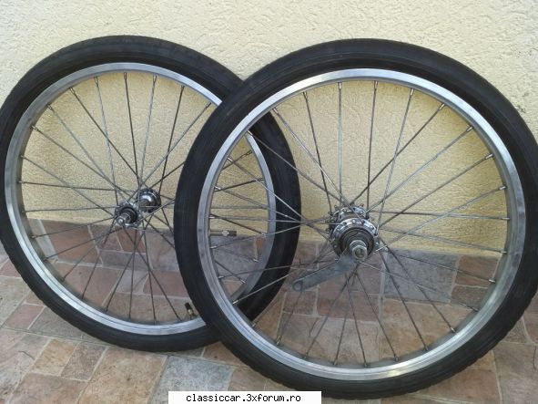Piese pegas - Roti Pegas Practic cu cauciucuri crapate, dar - Vanzari-Cumparari biciclete