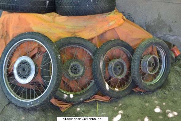 Piese pentru MOTOCICLETE - Roti moto --125 lei /bucata - Vanzari  piese si accesorii
