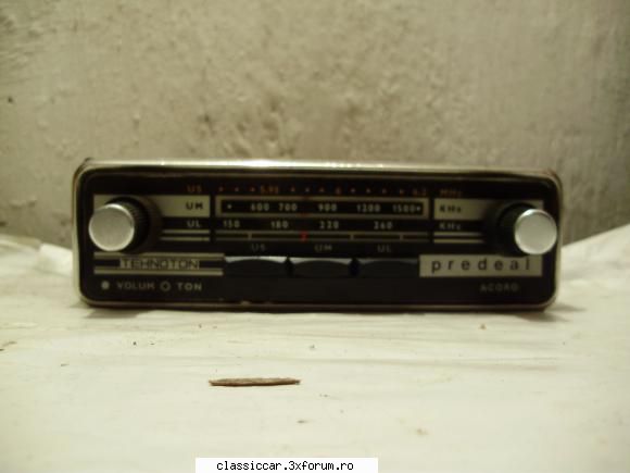 Piese rare dacia 1300 - an 1970 - radioul Predeal - Vanzari  piese si accesorii
