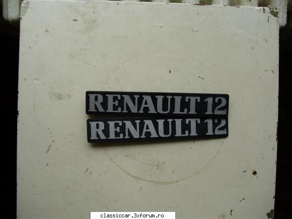 Piese rare dacia 1300 - an 1970 - S-au adaugat : - embleme Renault 12 ( 2 buc.) - Vanzari  piese si accesorii