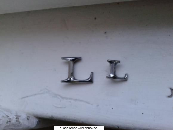 Piese rare dacia 1300 - an 1970 - S-a adaugat : - litera L mare de la scrisul - Vanzari  piese si accesorii