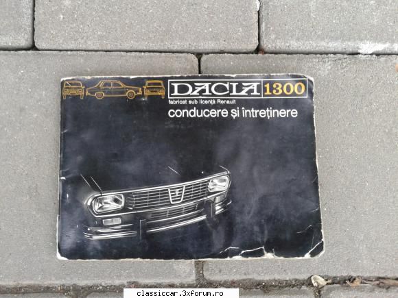 Piese rare dacia 1300 - an 1970 - S-a adaugat : - manual conducere si - Vanzari  piese si accesorii