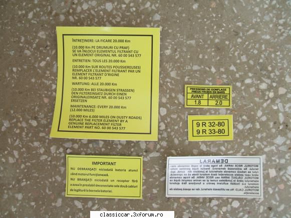 Piese rare dacia 1300 - an 1970 - BTL-gordini - Vanzari  piese si accesorii